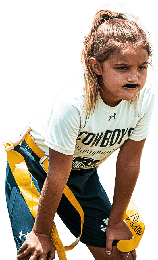 Junior football player